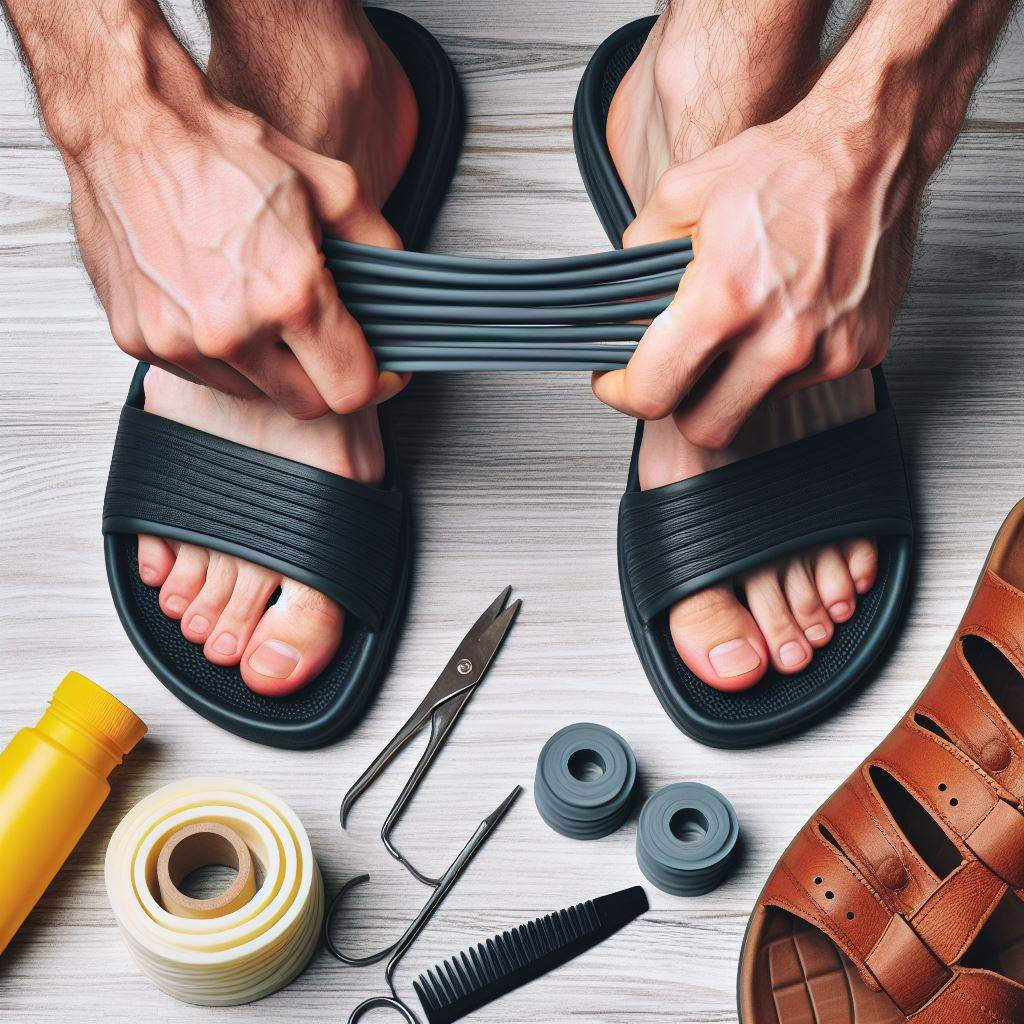 How to stretch rubber sandals for a Perfect Fit? 2 - whitechaco.com