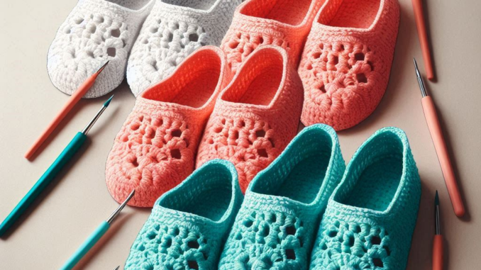 Crochet Sandals for Summer 2 - whitechaco.com