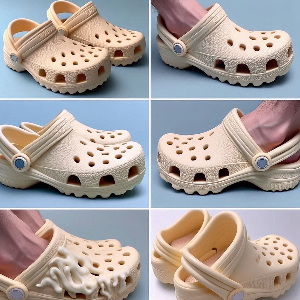 Bone Color Crocs 3 - whitechaco.com